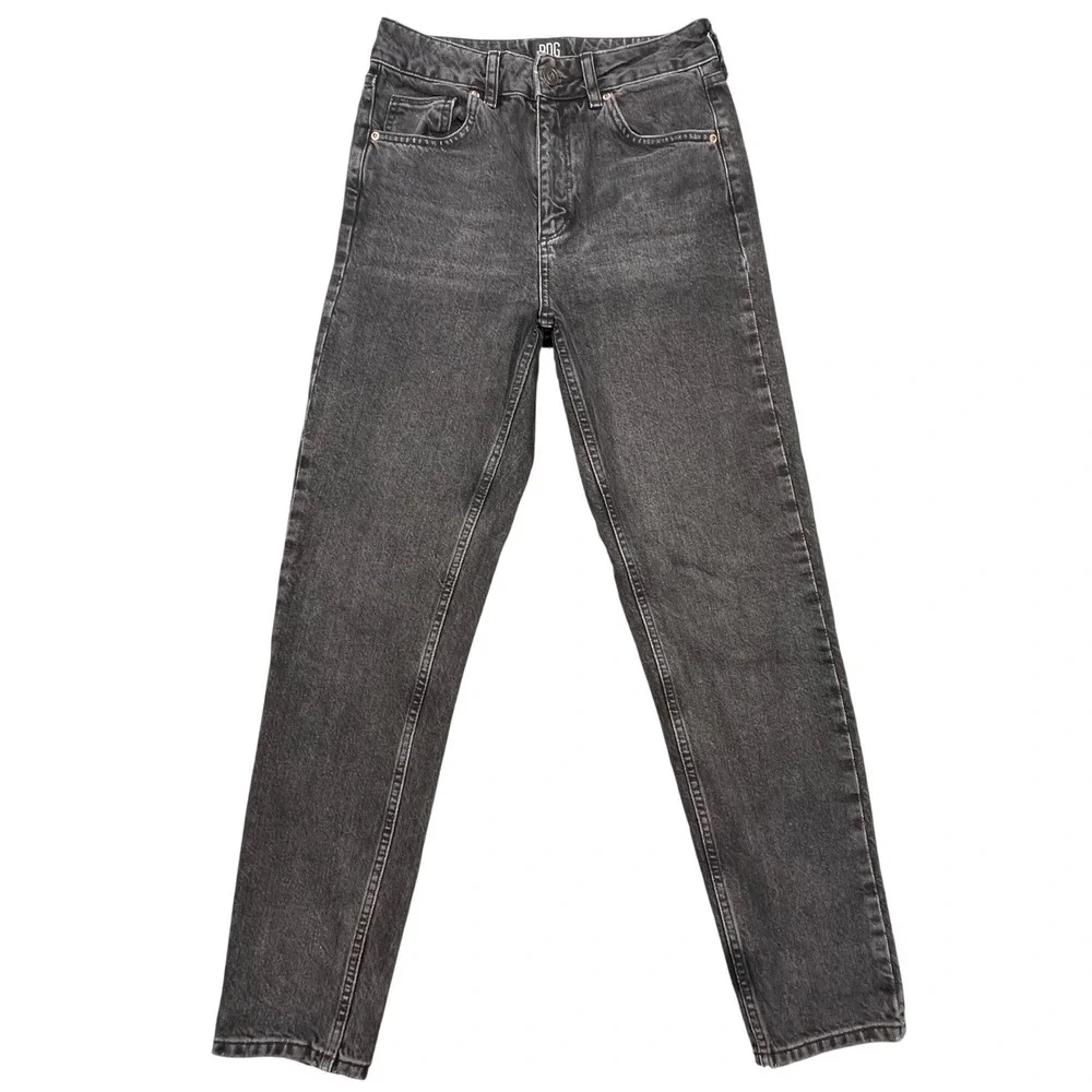 BDG Black High Rise Tapered Mom Jeans Women Size 27